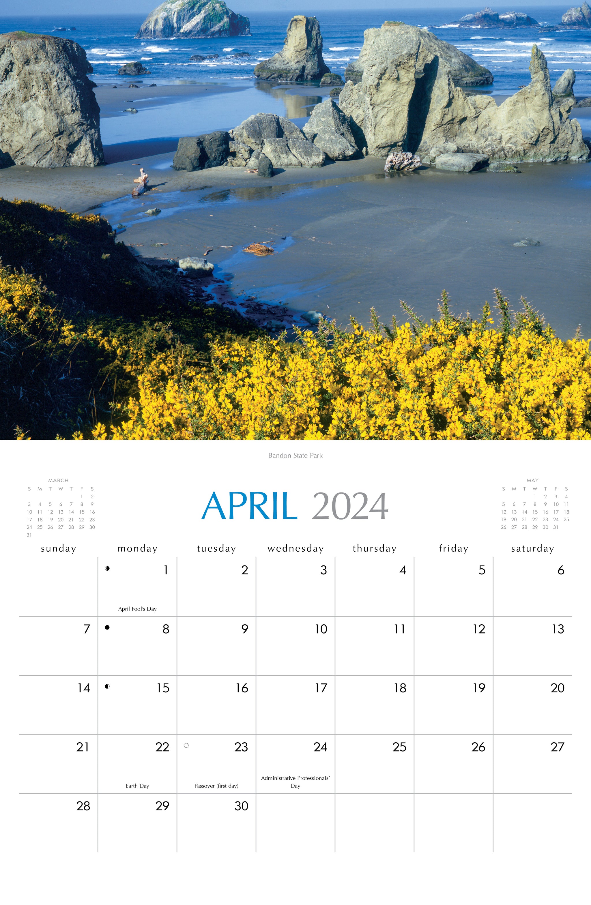 2024 Oregon Coast Calendar Protégé Publishing