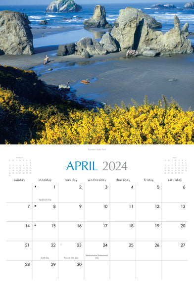 2024 Oregon Coast Calendar