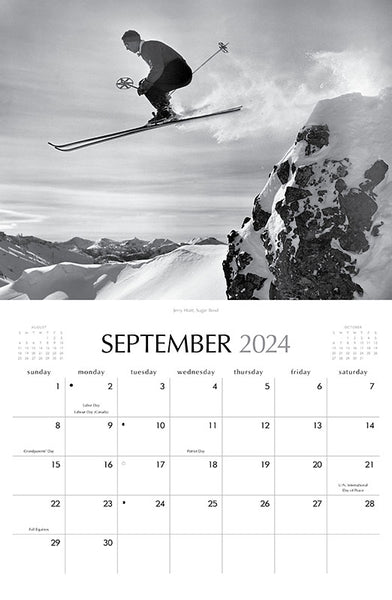 2024 Ski and Snow Country Calendar